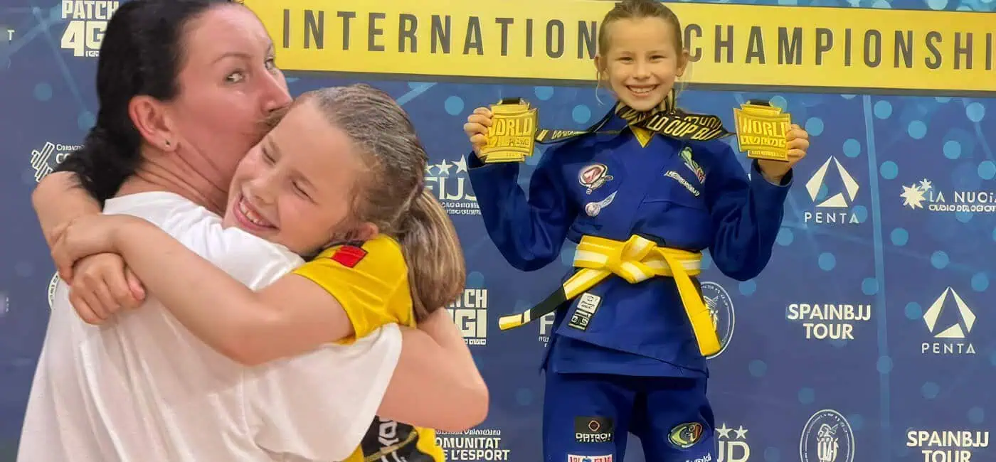 Matilda, fiica lui Cătălin Zmărăndescu, a dat lovitura în Spania! A câștigat două titluri de campion mondial la Brazilian Jujitsu! „Este sufletul echipei”