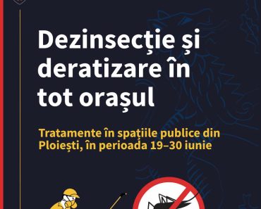 Vineri începe dezinsecția în Ploiești. Vezi aici programul