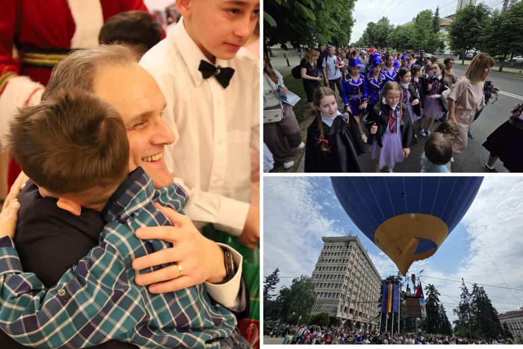 1 Iunie Ploiești/ Balonul cu aer cald, atracția principală a zilei! VIDEO
