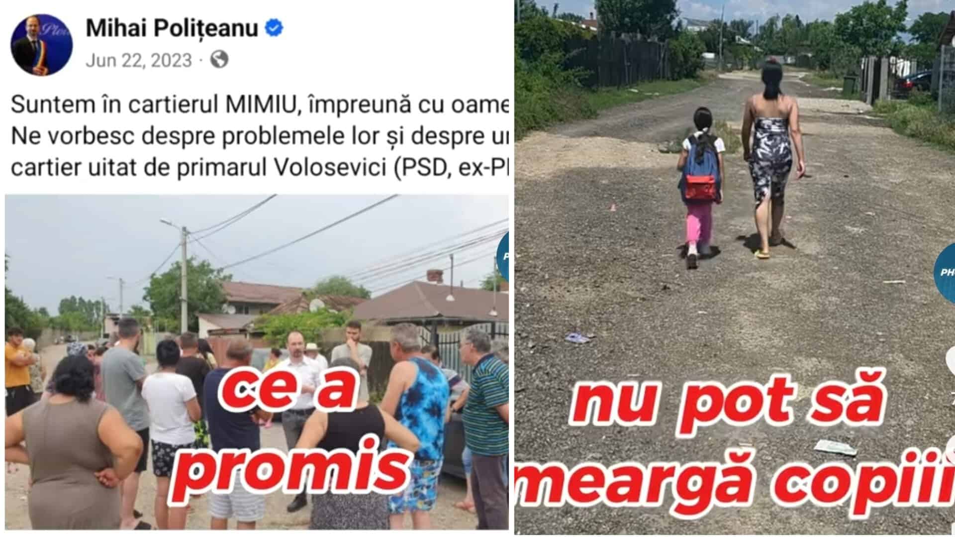 VIDEO/ Noi vrem asfalt și apă! Imagini incredibile din cartierul Mimiu. Oamenii, pioni în jocul electoral al primarului Polițeanu VIDEO/ Noi vrem asfalt și apă! Imagini incredibile din cartierul Mimiu. Oamenii, pioni în jocul electoral al primarului Polițeanu