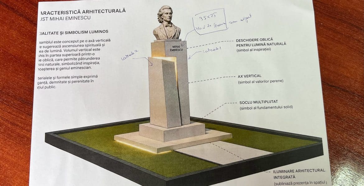 Mihai Eminescu va avea un nou bust la Vălenii de Munte. Un proiect simbolic care unește toate provinciile românești