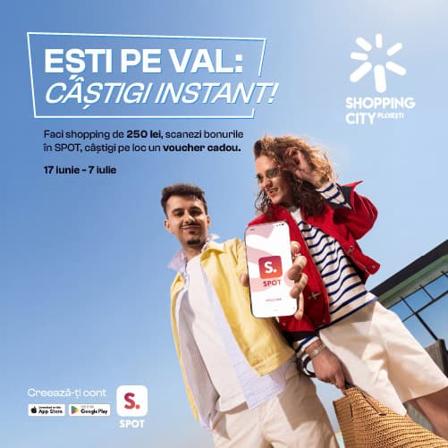 Premii și surprize vara aceasta la Shopping City Ploiești