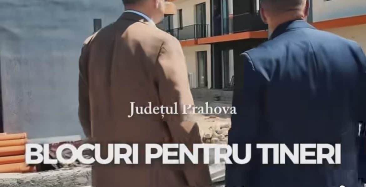24 de apartamente pentru tineri se construiesc la Băicoi. Sunt primele blocuri noi ridicate în oraș după 1989