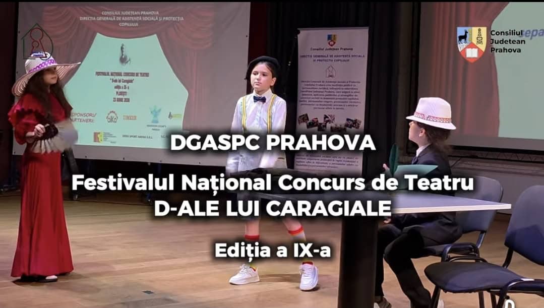 Emoție și aplauze pentru copiii de la DGASPC Prahova în cadrul Festivalului „D-ale lui Caragiale” Emoție și aplauze pentru copiii de la DGASPC Prahova în cadrul Festivalului „D-ale lui Caragiale”