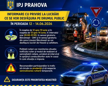 Lucrări la sensurile giratorii din Bărcănești. Anunțul Poliției Prahova Lucrări la sensurile giratorii din Bărcănești. Anunțul Poliției Prahova