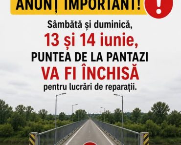 Primăria Albești Paleologu: Puntea din satul Pantazi se închide temporar pentru lucrări de reparații