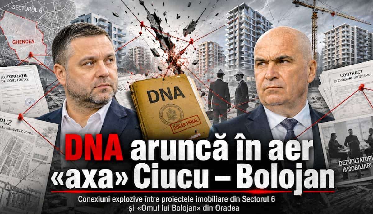 DNA aruncă în aer „axa” Ciucu – Bolojan. Conexiuni între proiectele imobiliare din Sectorul 6 și „Omul lui Bolojan” din Oradea DNA aruncă în aer „axa” Ciucu – Bolojan. Conexiuni între proiectele imobiliare din Sectorul 6 și „Omul lui Bolojan” din Oradea
