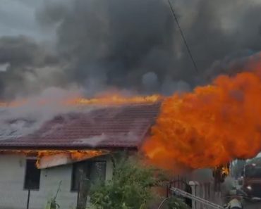 VIDEO: Incendiu violent la Săhăteni. Două locuințe în flăcări! VIDEO: Incendiu violent la Săhăteni. Două locuințe în flăcări!