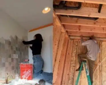 Doi tineri și-au construit singuri casa pentru a reduce costurile. „Am smuls faianța de pe pereți de nenumărate ori pentru că nu arăta cum îmi doream” Doi tineri și-au construit singuri casa pentru a reduce costurile. „Am smuls faianța de pe pereți de nenumărate ori pentru că nu arăta cum îmi doream”