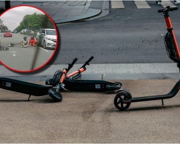 Val de reacții după imaginile șocante din Craiova, în care doi tineri cad de pe trotinetele electrice. „Ce reflex sa aibă omul ăla! Jos pălăria”