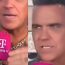 Ce i-a căzut din gură lui Robbie Williams în timpul interviului la finala Cupei Mondiale. Acuzații de consum de cocaină