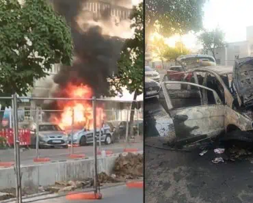 VIDEO. Un autoturism Mercedes a luat foc pe Bulevardul Ion Mihalache din București. A cui e mașina și de unde a pornit incendiul? VIDEO. Un autoturism Mercedes a luat foc pe Bulevardul Ion Mihalache din București. A cui e mașina și de unde a pornit incendiul?