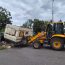 În sfârșit! După multe sesizări și insistențe din partea riveranilor, o rulotă abandonată pe strada Cantacuzino a fost ridicată de SGU