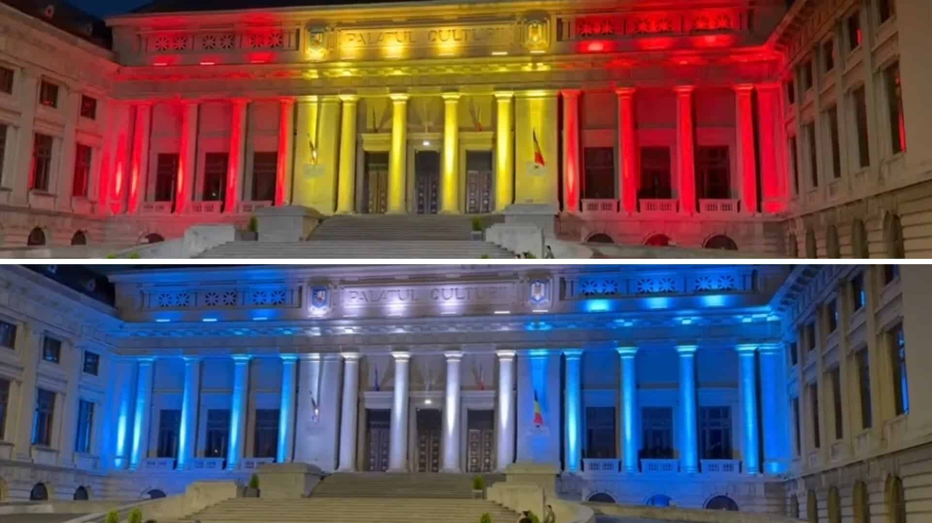 Cum va arăta Palatul Culturii în seara marii finale dintre Argentina și Spania? Vezi aici primele imagini! Cum va arăta Palatul Culturii în seara marii finale dintre Argentina și Spania? Vezi aici primele imagini!