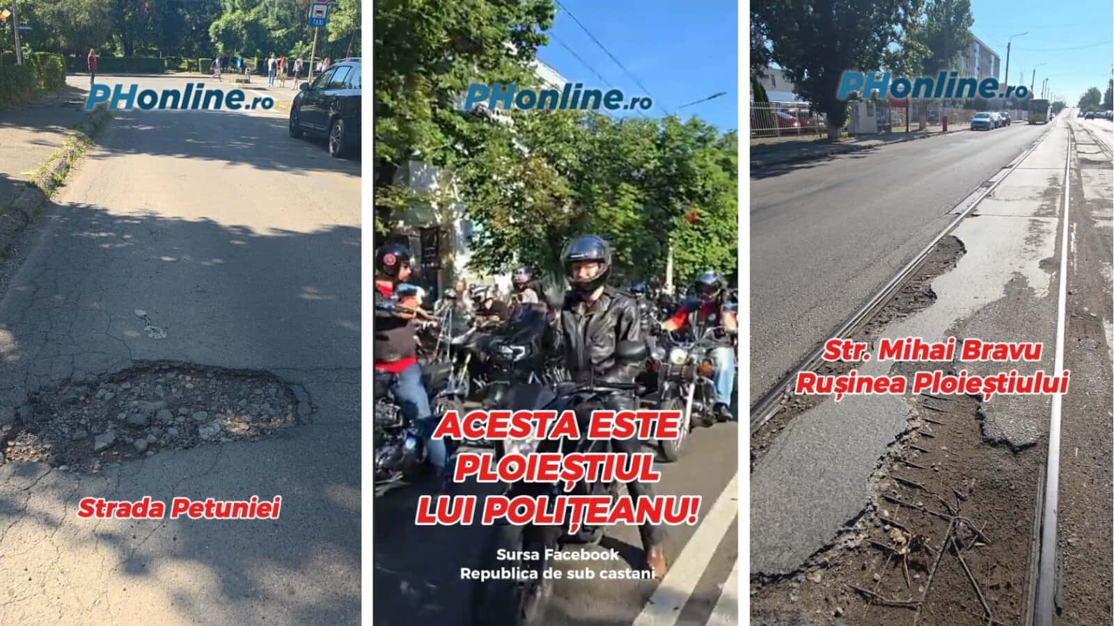 HARTA DEZASTRULUI DIN PLOIEȘTI! Am filmat gropile reclamate chiar pe pagina de Facebook a lui Polițeanu: Tot orașul e ciuruit, iar peticirile „la mișto” au cedat deja! HARTA DEZASTRULUI DIN PLOIEȘTI! Am filmat gropile reclamate chiar pe pagina de Facebook a lui Polițeanu: Tot orașul e ciuruit, iar peticirile „la mișto” au cedat deja!