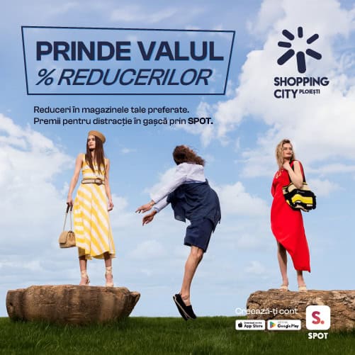 Shopping City Ploiești propune o vară cu reduceri în magazinele preferate ale vizitatorilor Shopping City Ploiești propune o vară cu reduceri în magazinele preferate ale vizitatorilor
