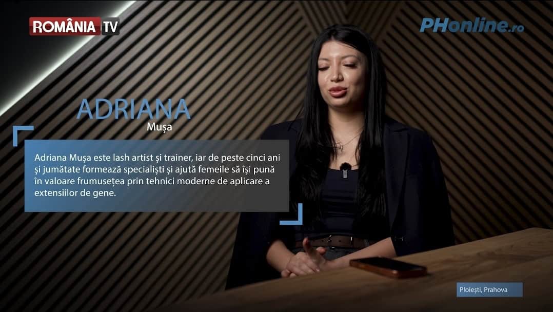 Adriana Mușa, lash artist și trainer, vorbește despre frumusețe, educație și profesionalism