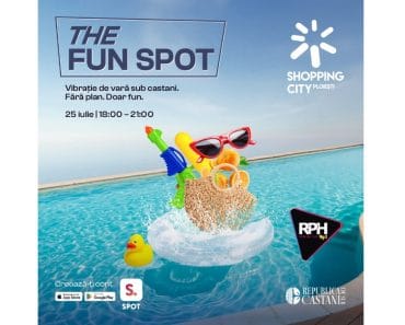 Shopping City Ploiești și Radio Prahova aduc the FUN SPOT la Republica de sub Castani, cu muzică, premii și activități interactive