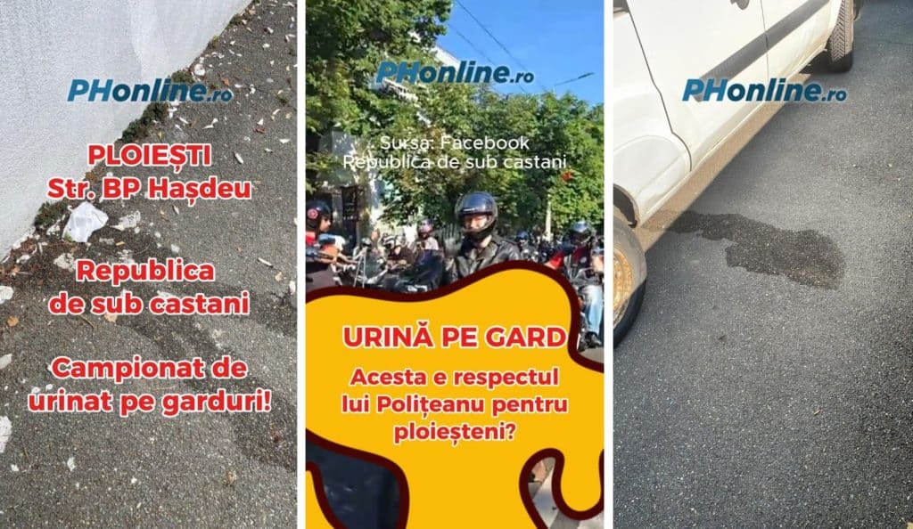VIDEO: Republica de sub castani, campionat de urinat pe garduri. Ploieștenii care stau în zonă, terorizați