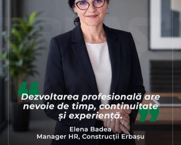 Construcții Erbașu: O companie crește prin proiectele pe care le realizează, dar mai ales prin oamenii pe care îi formează Construcții Erbașu: O companie crește prin proiectele pe care le realizează, dar mai ales prin oamenii pe care îi formează
