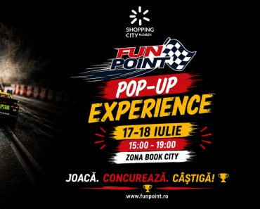 Shopping City Ploiești găzduiește în premieră Fun Point Pop-Up Experience, dedicat pasionaților de curse Shopping City Ploiești găzduiește în premieră Fun Point Pop-Up Experience, dedicat pasionaților de curse