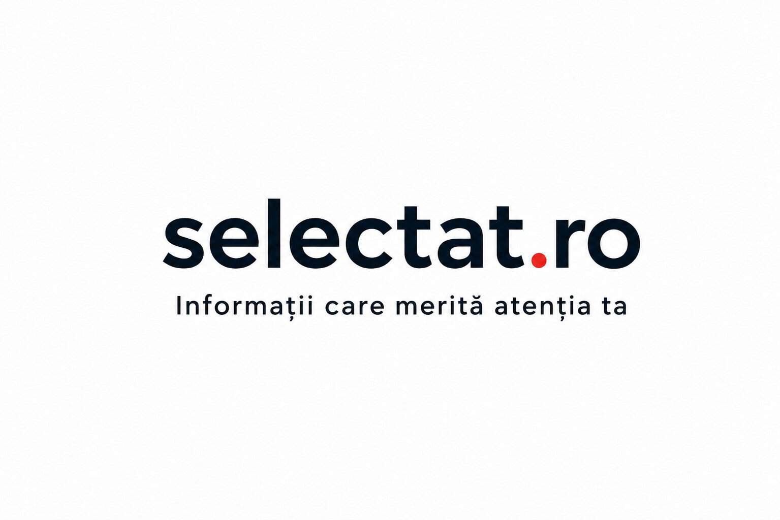Selectat.ro, o nouă platformă online de informare, s-a lansat pentru publicul interesat de informații relevante, prezentate clar și obiectiv Selectat.ro, o nouă platformă online de informare, s-a lansat pentru publicul interesat de informații relevante, prezentate clar și obiectiv