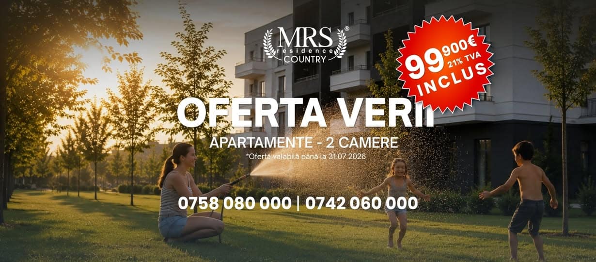 MRS Residence: Răcorește-te cu oferta verii la MRS Residence Country! MRS Residence: Răcorește-te cu oferta verii la MRS Residence Country!