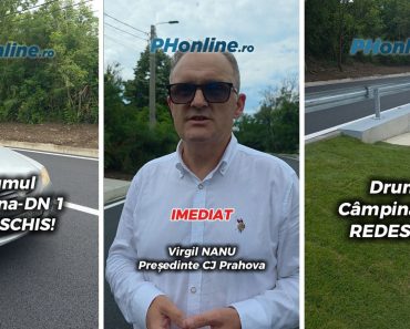 VIDEO: Drumul Câmpina-DN 1, surpat în ianuarie, a fost refăcut și consolidat la inițiativa lui Virgil Nanu. Vineri, a fost redeschis circulației!