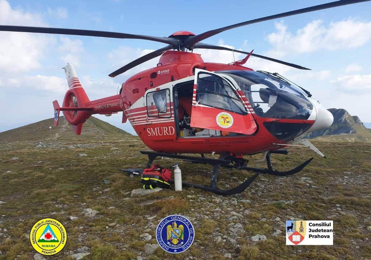 Patru alpiniști au căzut în Bucegi după ce coarda s-a rupt. Intervin două elicoptere SMURD