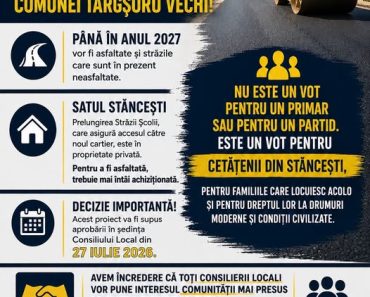 Primăria Târgșoru Vechi: Continuăm investițiile pentru dezvoltarea comunei Târgșoru Vechi!