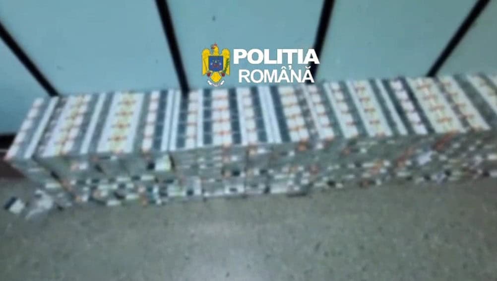 Bărbat prins când cobora în gară la Mizil cu mii de pachete de țigări de contrabandă