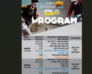 Trei zile de poveste la Valea Doftanei! Mountain Bike&Trail Run, concerte și mâncare bună