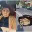 Momente de panică pentru Carmen Șerban. Mașina vedetei a căzut în craterul din zona Eroilor: „M-am speriat foarte tare”