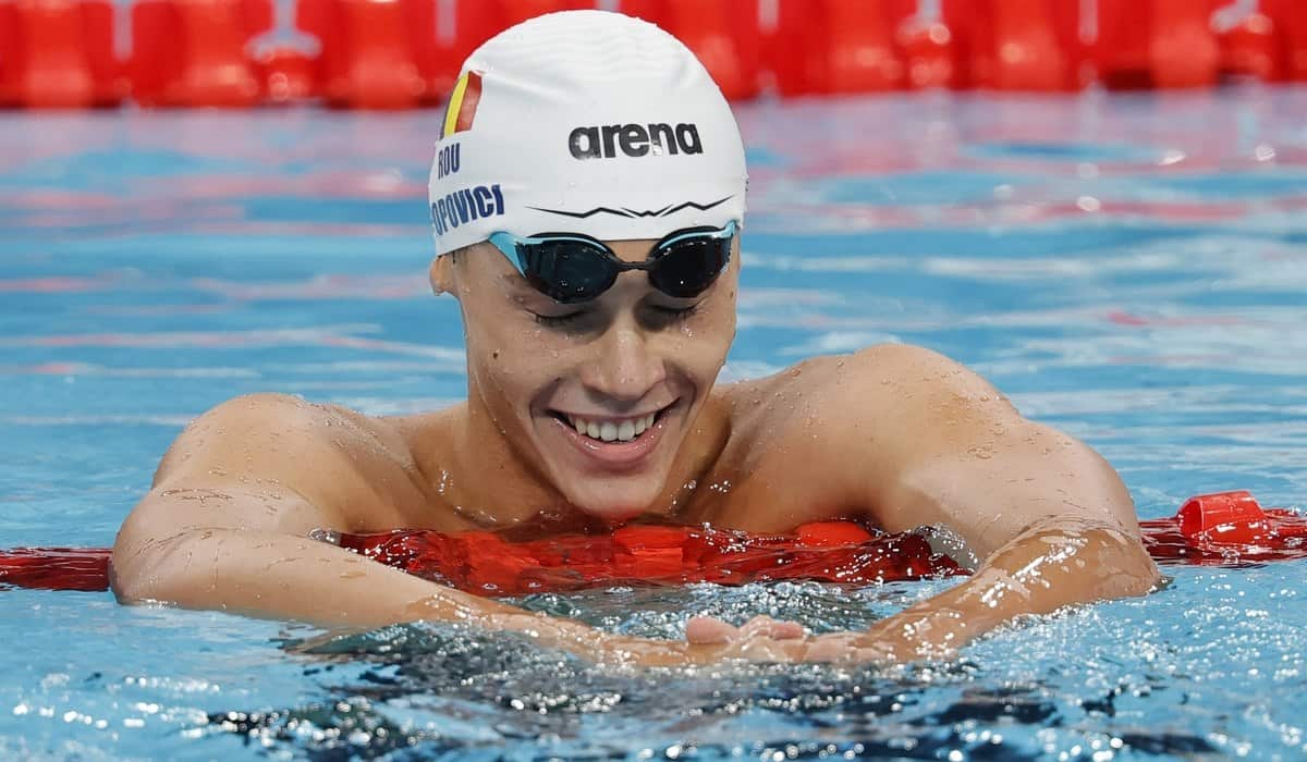 AUR pentru David Popovici la 100m liber! Campion european pentru a treia oară AUR pentru David Popovici la 100m liber! Campion european pentru a treia oară