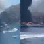 Situație dramatică în Turcia: o ambarcațiune cu 115 turiști a luat foc