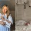 Laura Cosoi, imagini emoționante la aproape două săptămâni după naștere. Cum a fost surprins soțul ei