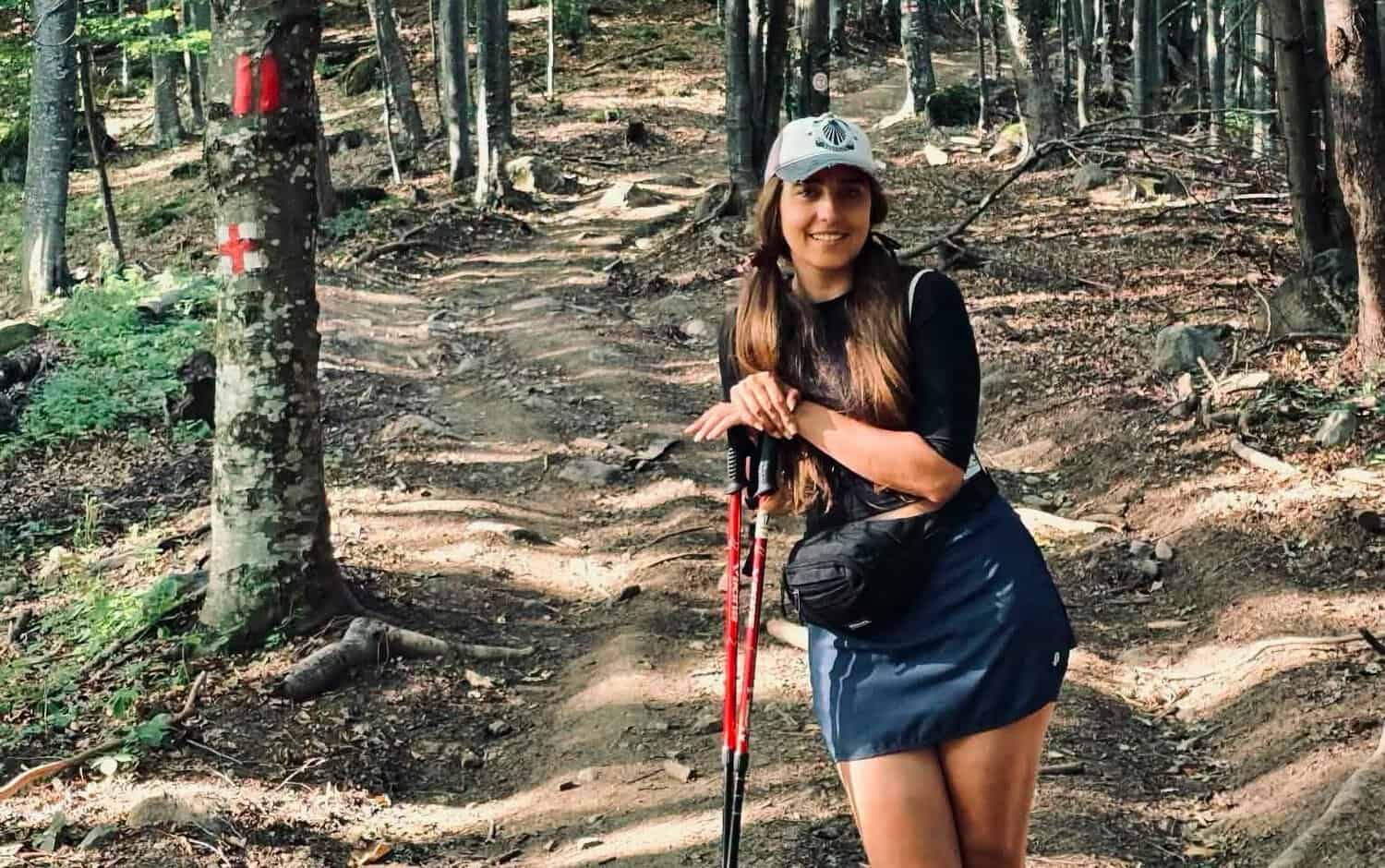 O tânără care a parcurs sute de kilometri pe Camino de Santiago, surprinsă de Via Transilvanica: „Este mult mai grea” O tânără care a parcurs sute de kilometri pe Camino de Santiago, surprinsă de Via Transilvanica: „Este mult mai grea”