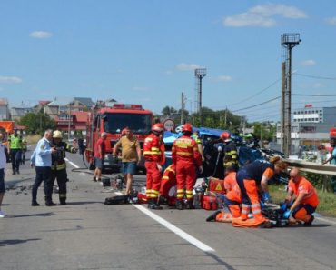 Momentul cumplit al producerii accidentului de la Ianca, filmat cu o camera de bord