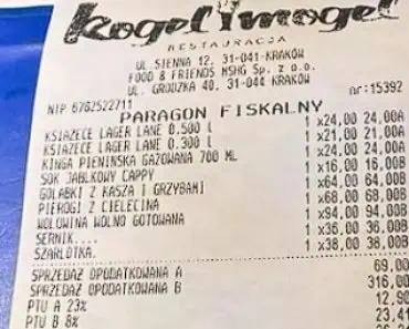 Cât a plătit o familie de români pentru o cină în centrul Cracoviei. „Mai ieftin decât în Mallorca” Cât a plătit o familie de români pentru o cină în centrul Cracoviei. „Mai ieftin decât în Mallorca”