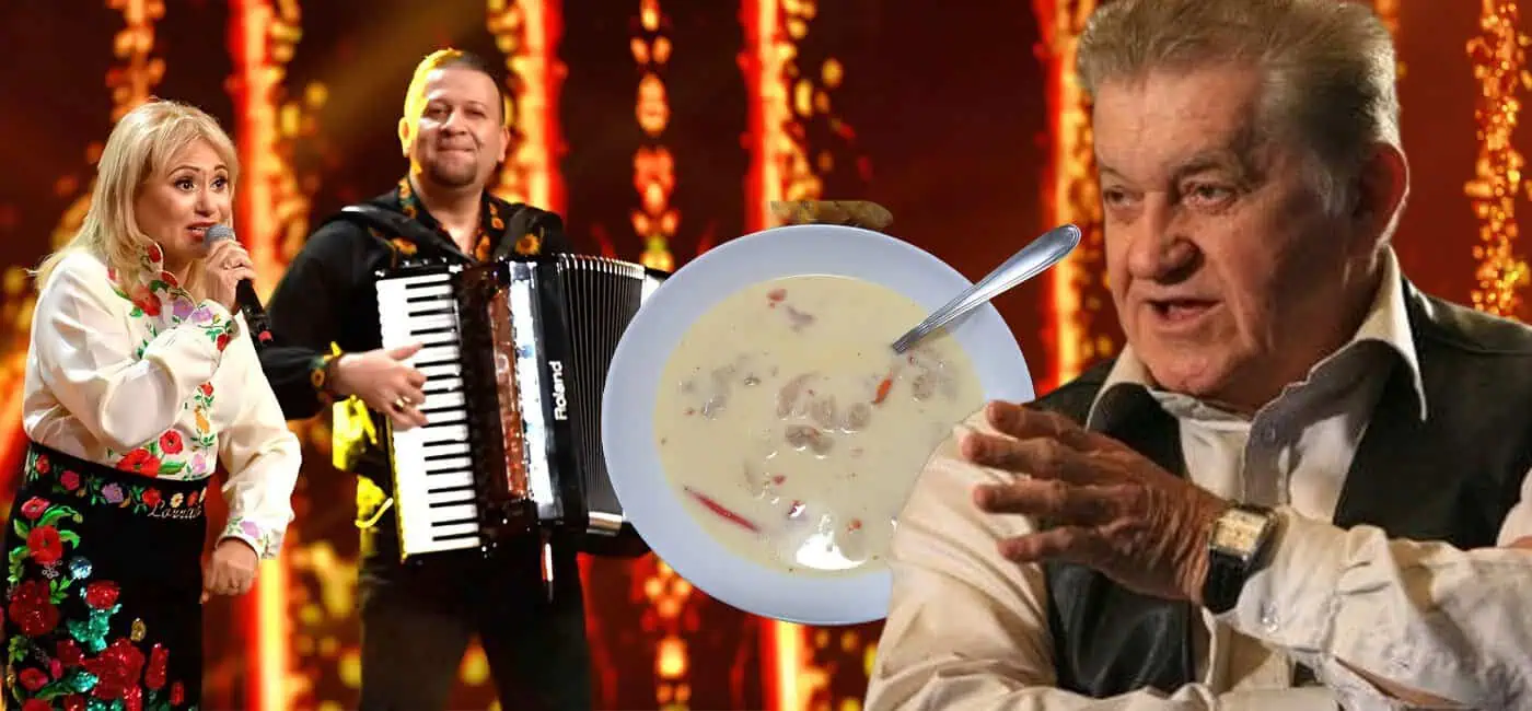 Câți euro costă în Franța ciorba de burtă, după rețeta lui Dorel Vișan? Artiștii Lorraine și Marian Baicu au inclus-o în meniul de petreceri