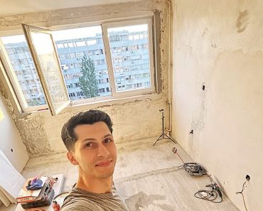 Un român de 24 de ani și-a cumpărat un apartament cu credit și l-a renovat singur de la zero: „De şapte luni lucrez la casa mea”