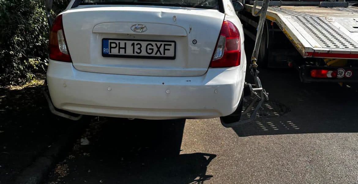 ATENȚIE! SGU ridică mașinile parcate lângă copacii care urmează să fie doborâți