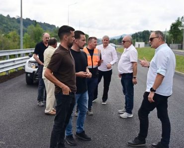 Centura Comarnic, în etapa testelor înainte de deschiderea circulației. Viaductul este verificat prin probe statice și dinamice