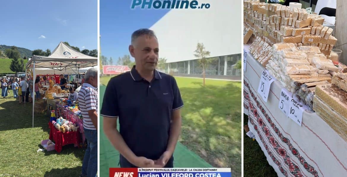 Weekend spectaculos la Valea Doftanei: 40.000 de oameni, așteptați la Festivalul Cașcavelei. Mesajul primarului Lucian Vileford Costea pentru prahoveni VIDEO