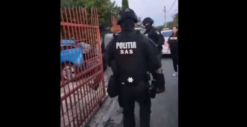 VIDEO: Doi proxeneți din Câmpina au fost săltați de mascați și arestați
