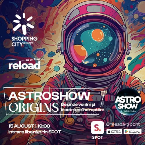 Shopping City Ploiești aduce AstroShow, o seară dedicată explorării Universului pentru întreaga familie Shopping City Ploiești aduce AstroShow, o seară dedicată explorării Universului pentru întreaga familie
