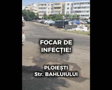 Focar de infecție pe strada Bahluiului! Zeamă de gunoi, întinsă pe toata strada și luată pe roțile mașinilor. Mirosul te omoară! Focar de infecție pe strada Bahluiului! Zeamă de gunoi, întinsă pe toata strada și luată pe roțile mașinilor. Mirosul te omoară!