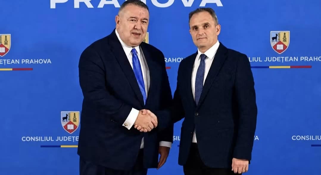 Virgil Nanu, întâlnire oficială cu Mihai Daraban, președintele Camerei de Comerț a României: discuții despre investiții și noi oportunități pentru Prahova