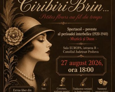 Biblioteca Județeană „Nicolae Iorga” Ploiești și Centrul Județean de Cultură „Acad. Eugen Simion” Prahova vă invită la un spectacol de muzică și dans din perioada interbelică Biblioteca Județeană „Nicolae Iorga” Ploiești și Centrul Județean de Cultură „Acad. Eugen Simion” Prahova vă invită la un spectacol de muzică și dans din perioada interbelică