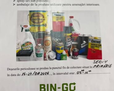 Primăria Albești Paleologu: CAMPANIE DE COLECTARE GRATUITĂ A DEȘEURILOR PERICULOASE Primăria Albești Paleologu: CAMPANIE DE COLECTARE GRATUITĂ A DEȘEURILOR PERICULOASE